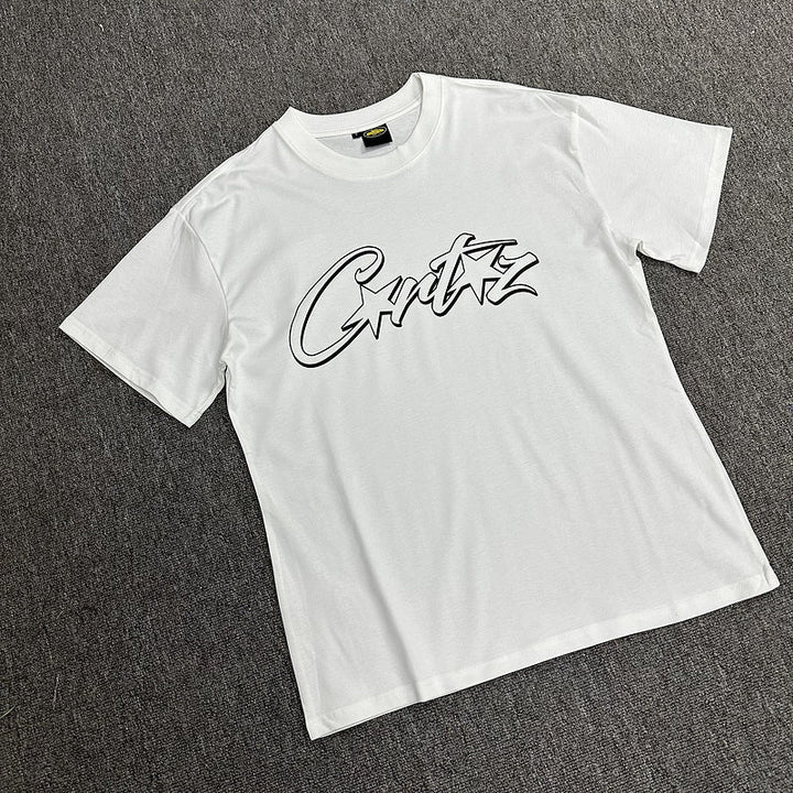 CORTEIZ ALLSTARZ TEE WHITE HOLLOW BLACK
