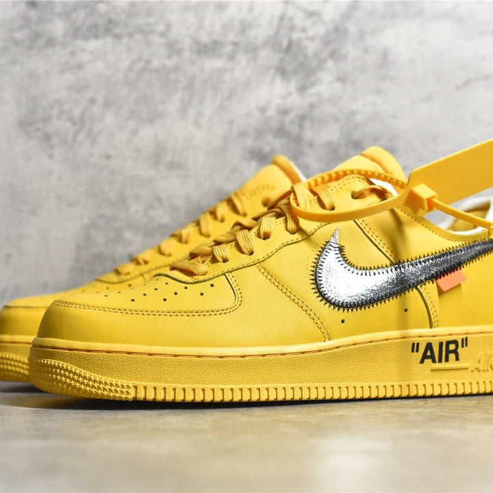 NIKE AIR FORCE 1 X OFF-WHITE ICA UNIVERSITY GOLD