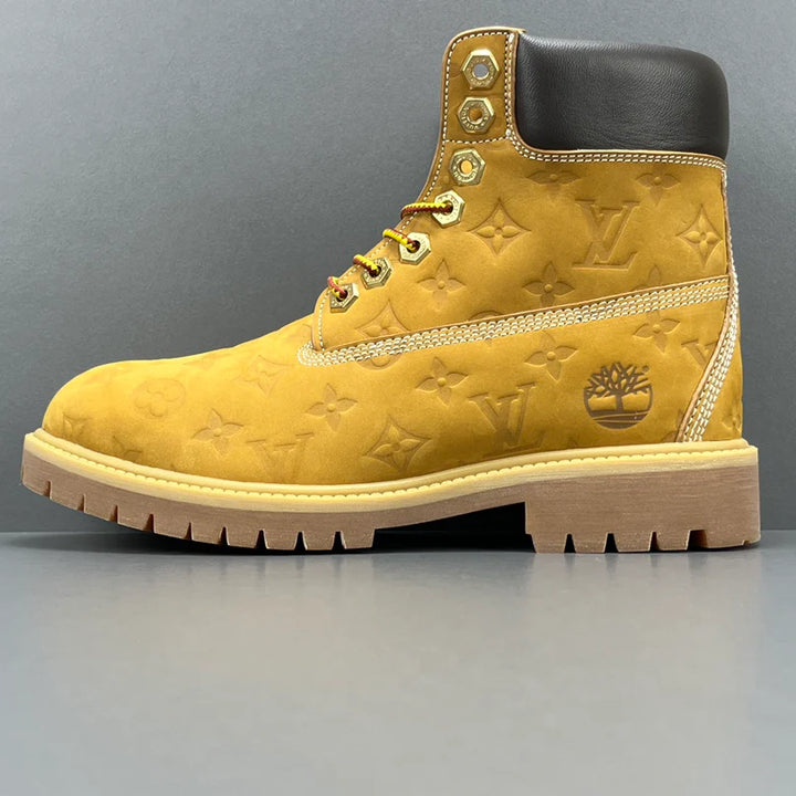 LOUIS VUITTON X TIMBERLAND ANKLE BOOTS