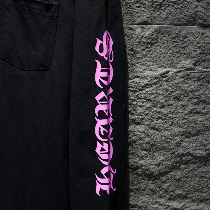 CHROME HEARTS PURPLE COLLAR LONGSLEEVE BLACK