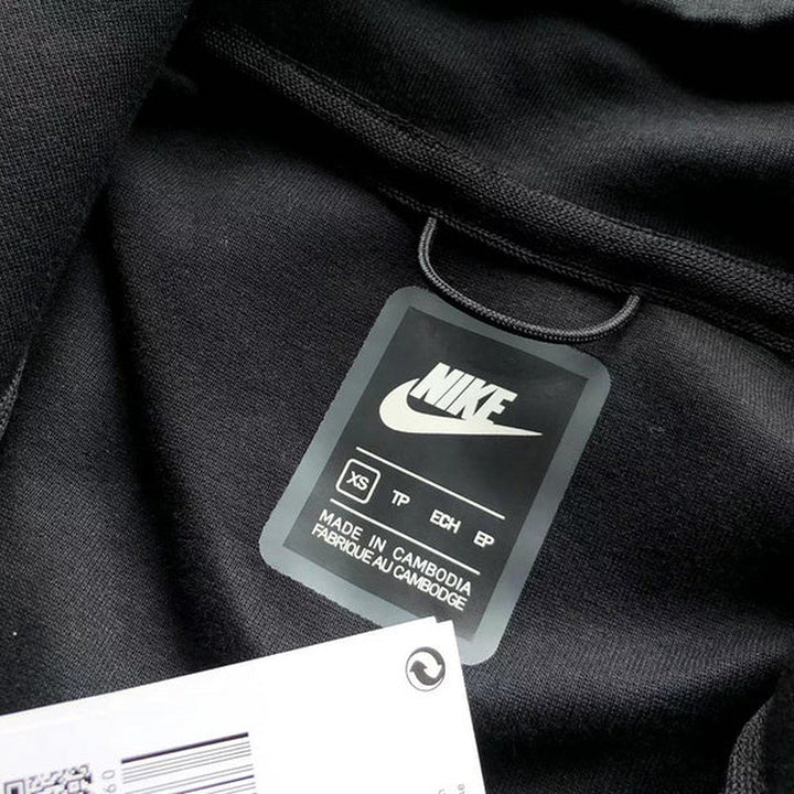 NIKE TECH FLEECE HOODIE X BLACK