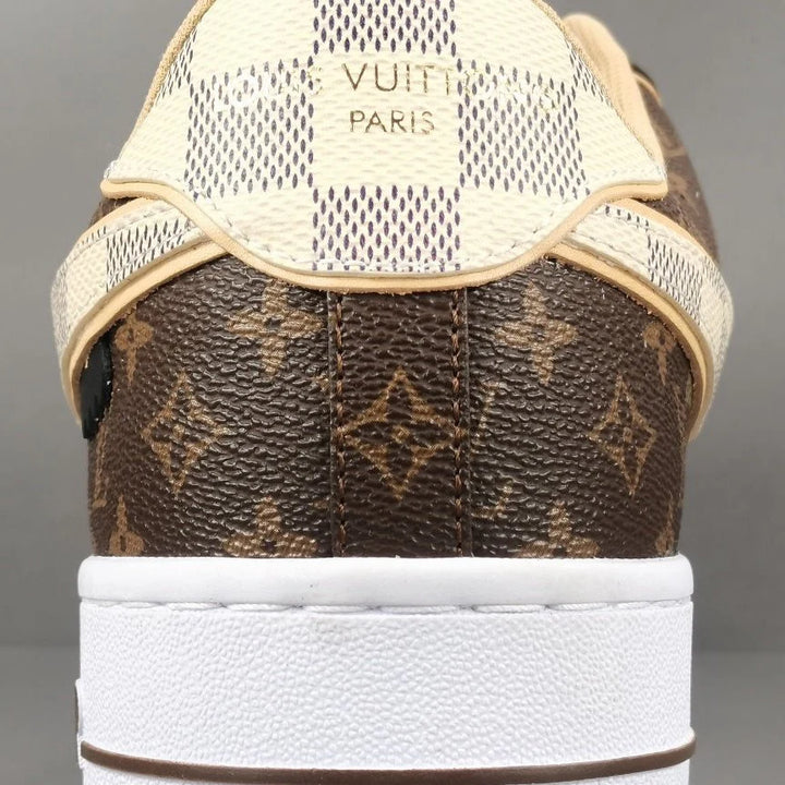 NIKE AIR FORCE 1 X LOUIS VUITTON BROWN