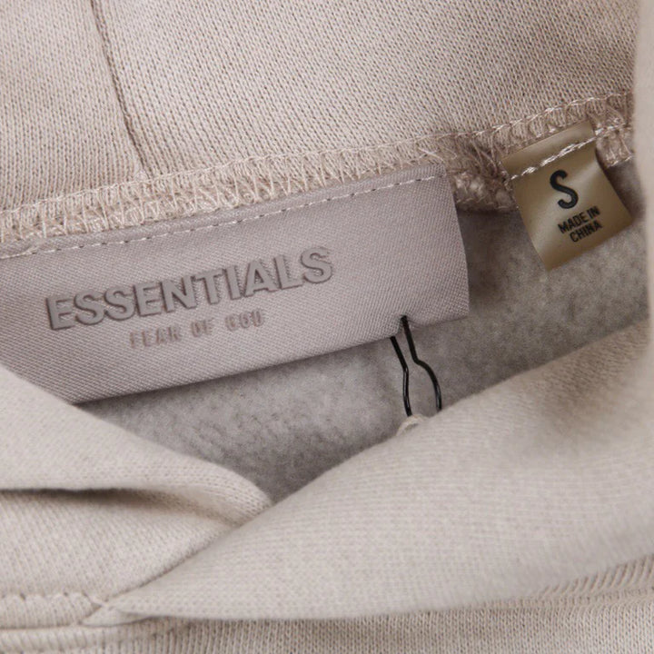FEAR of GOD ESSENTIALS "1977" HOODIE STONE GREY