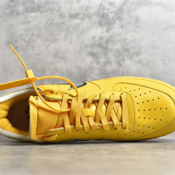 NIKE AIR FORCE 1 X OFF-WHITE ICA UNIVERSITY GOLD