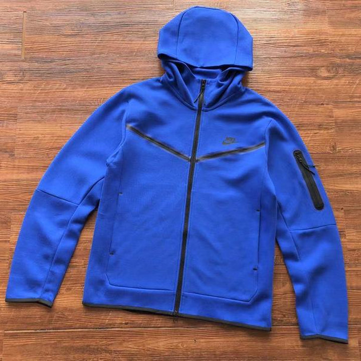 NIKE TECH FLEECE HOODIE X BLUE