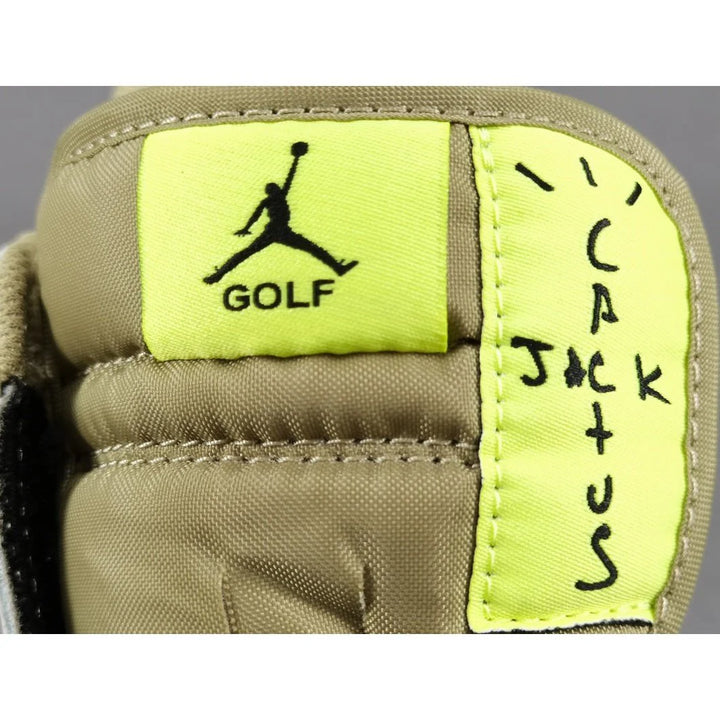 JORDAN 1 LOW GOLF X TRAVIS SCOTT NEUTRAL OLIVE