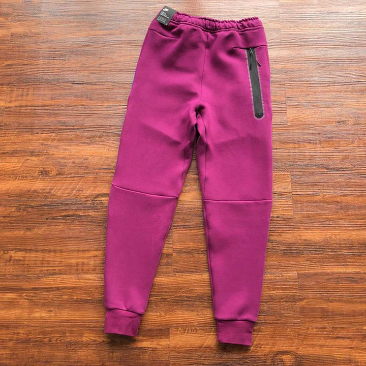 NIKE TECH FLEECE PANTS X SANGRIA/GAME ROYAL