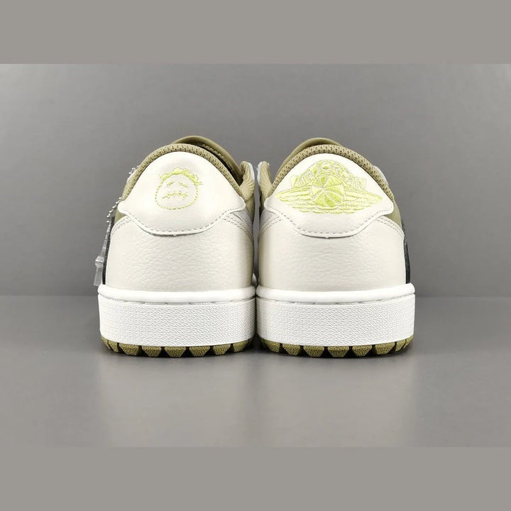 JORDAN 1 LOW GOLF X TRAVIS SCOTT NEUTRAL OLIVE