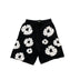 DENIM TEARS COTTON WREATH SHORTS BLACK