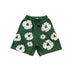 DENIM TEARS COTTON WREATH SHORTS GREEN