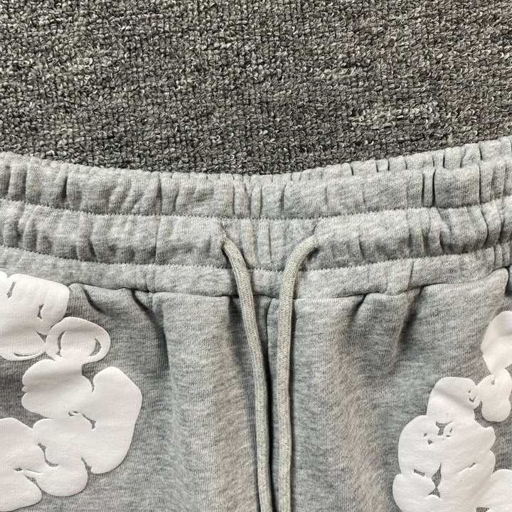 DENIM TEARS COTTON WREATH SHORTS GREY