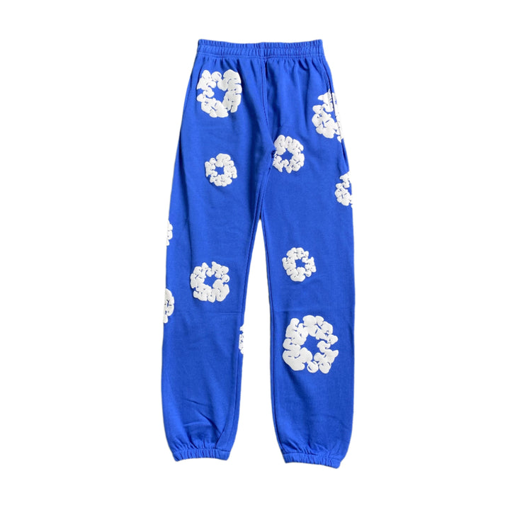 DENIM TEARS COTTON WREATH SWEATPANTS DEEP BLUE