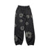 DENIM TEARS COTTON WREATH SWEATPANTS MONOCHROME BLACK