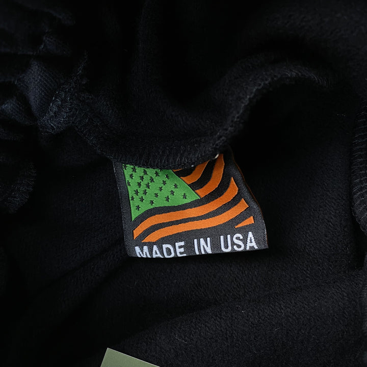 DENIM TEARS COTTON WREATH SWEATPANTS MONOCHROME BLACK