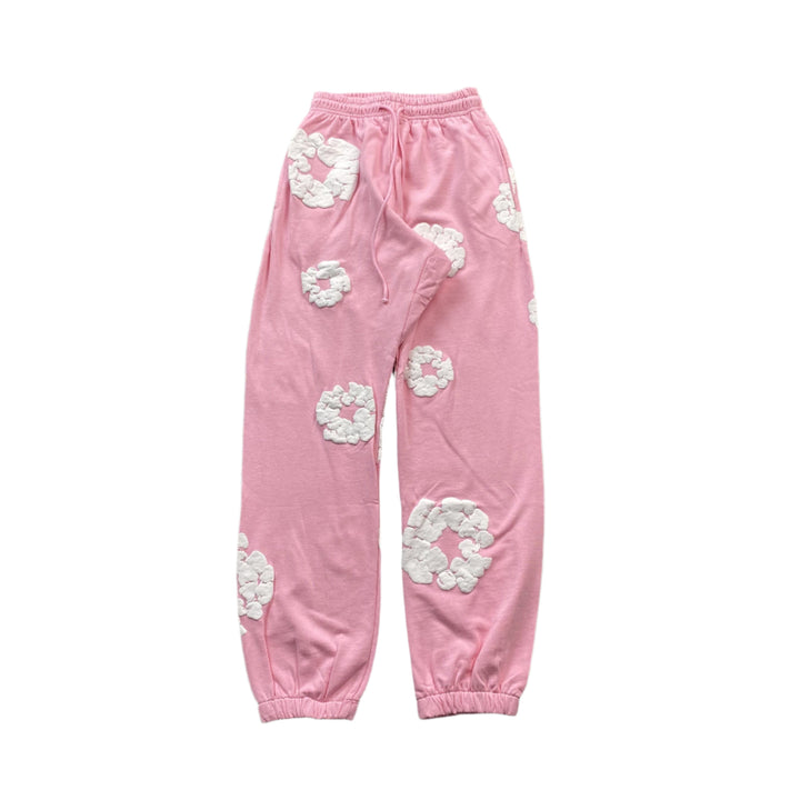 DENIM TEARS COTTON WREATH SWEATPANTS PINK
