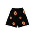 DENIM TEARS X OFFSET COTTON WREATH SHORTS BLACK