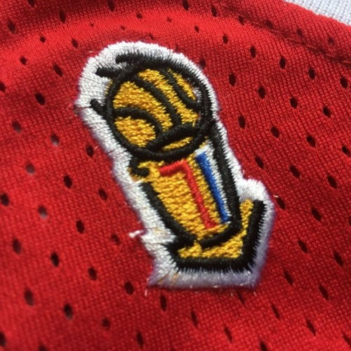 Men's Chicago Bulls Michael Jordan #23 Throwback Red Hardwood Classics Player Jersey