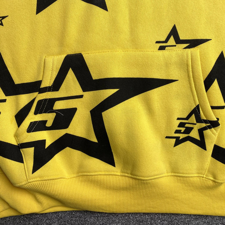 SP5DER 5STAR HOODIE YELLOW