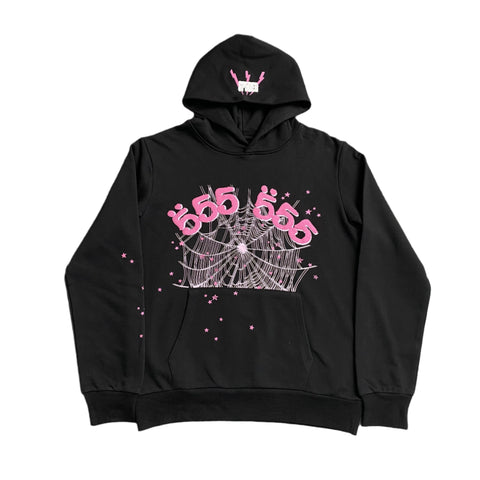 SP5DER ANGEL NUMBER HOODIE BLACK