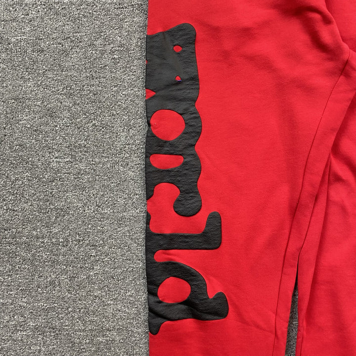 SP5DER BELUGA SWEATPANTS RED