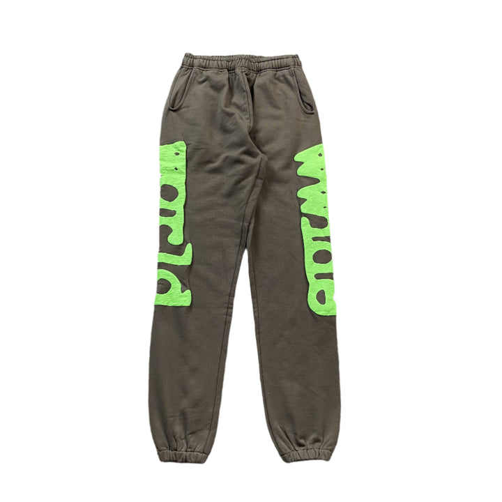 SP5DER BELUGA SWEATPANTS SLATE GREY/GREEN