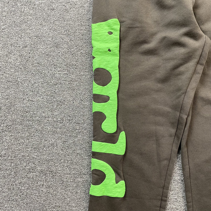 SP5DER BELUGA SWEATPANTS SLATE GREY/GREEN