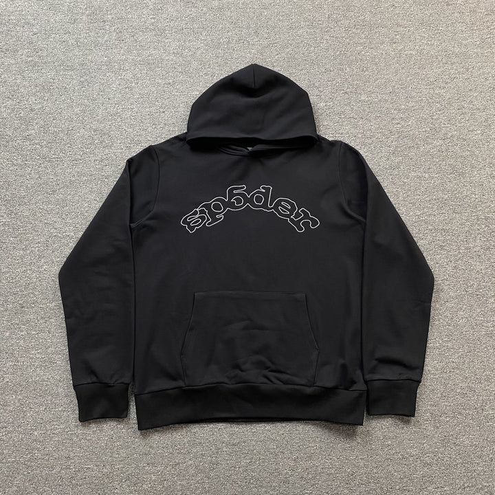 SP5DER OG LOGO HOODIE BLACK