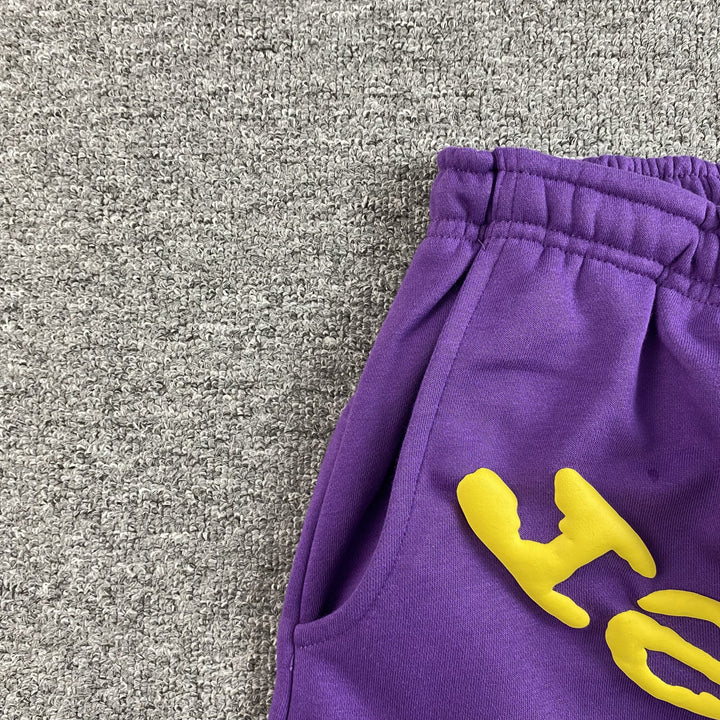 SP5DER STAR OG WEB V2 SWEATPANTS SLIME PURPLE