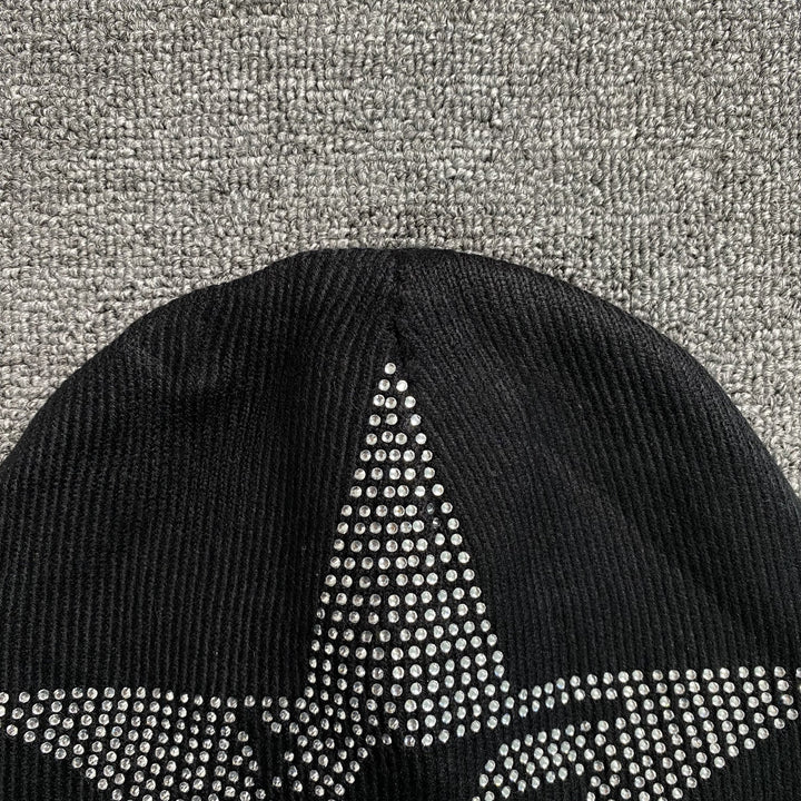 SP5DER STAR RHINESTONE SKULLY BLACK