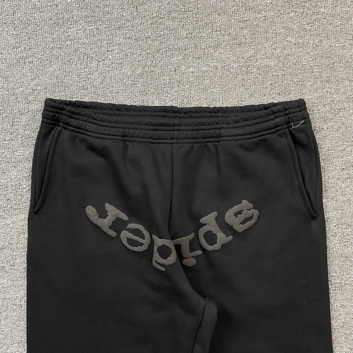 SP5DER VVS SWEATPANTS BLACK