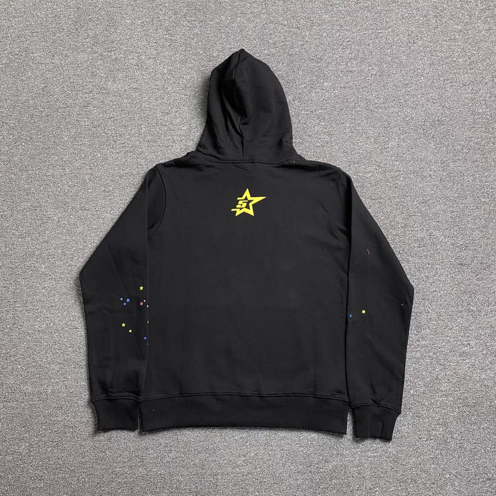 SP5DER P*NK HOODIE BLACK