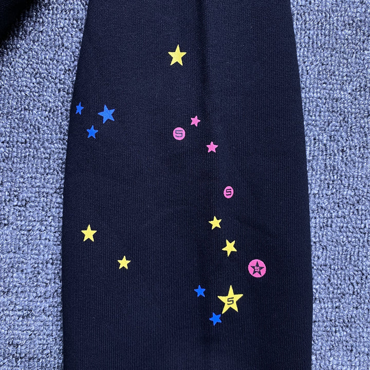 SP5DER P*NK HOODIE BLACK