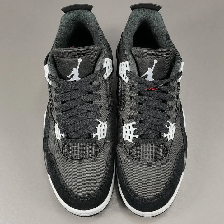 JORDAN 4 X BLACK CANVAS
