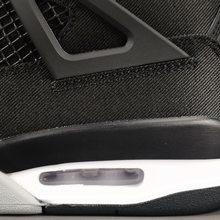JORDAN 4 X BLACK CANVAS