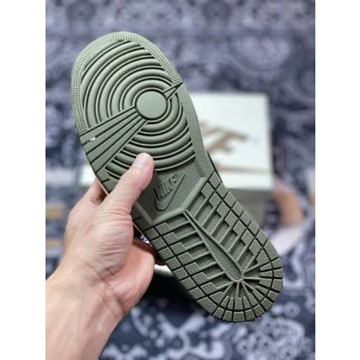 JORDAN 1 LOW X TRAVIS SCOTT MEDIUM OLIVE