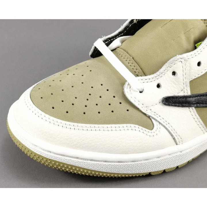 JORDAN 1 LOW GOLF X TRAVIS SCOTT NEUTRAL OLIVE