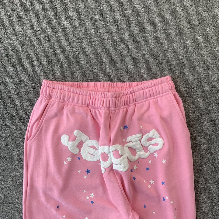 SP5DER OG WEB SWEATPANTS PINK