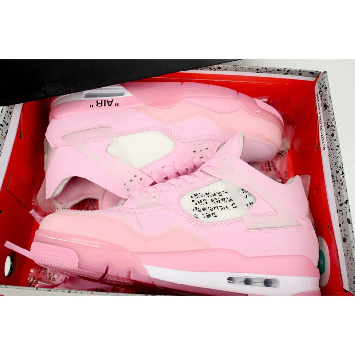JORDAN 4 X OFF-WHITE ROSE PEACH