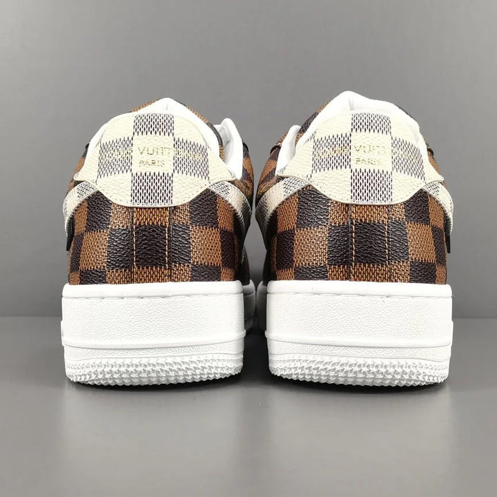 NIKE AIR FORCE 1 X LOUIS VUITTON BROWN