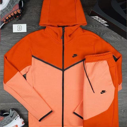 NIKE TECH FLEECE HOODIE X CAMPFIRE ORANGE