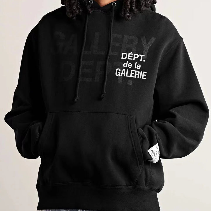 GALLERY DEPT GD MULTI LOGO HOODIE