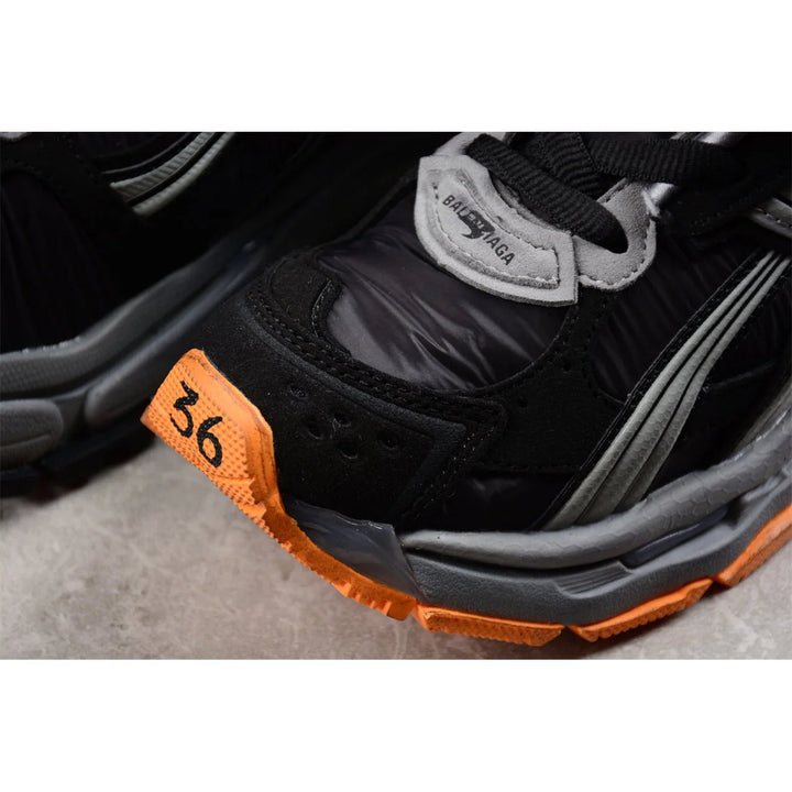 BALENCIAGA RUNNER X BLACK GREY ORANGE
