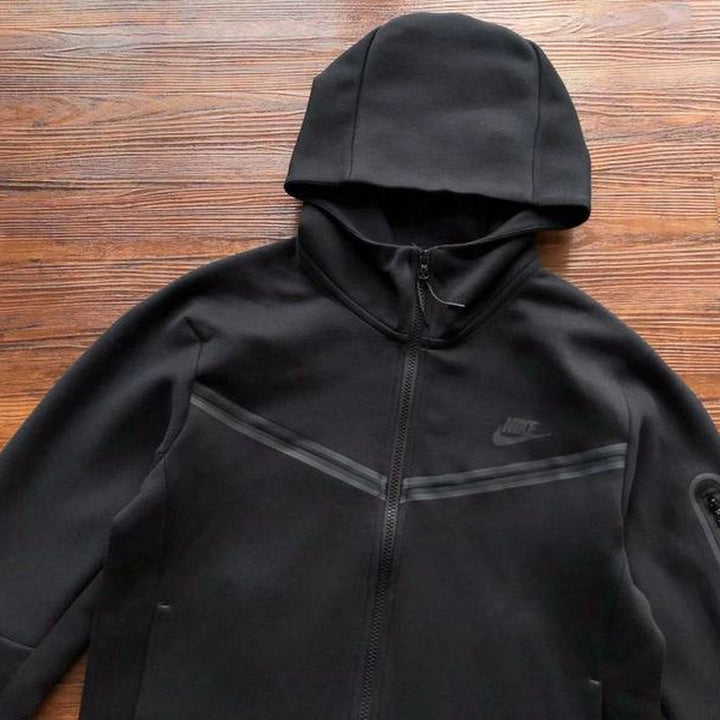 NIKE TECH FLEECE HOODIE X BLACK