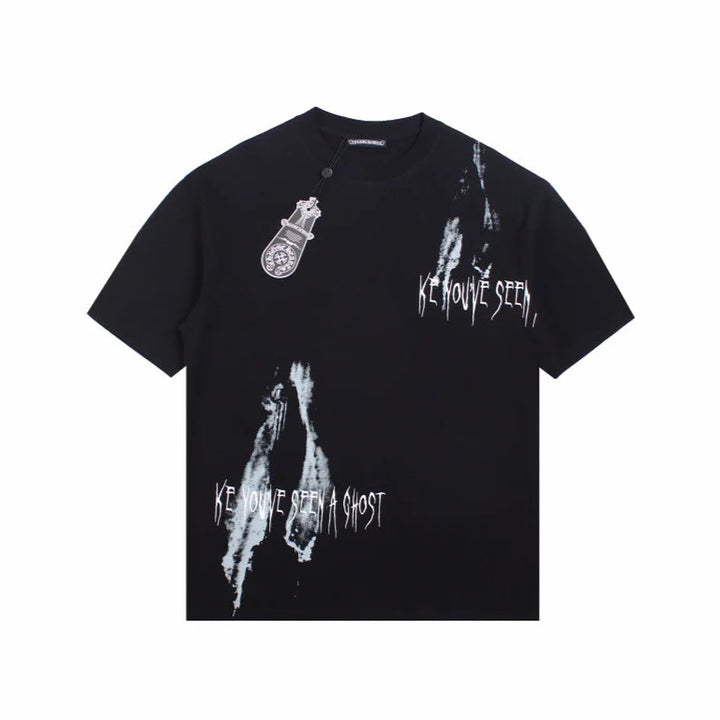 CHROME HEARTS X KIDS SEE GHOSTS T-SHIRT BLACK