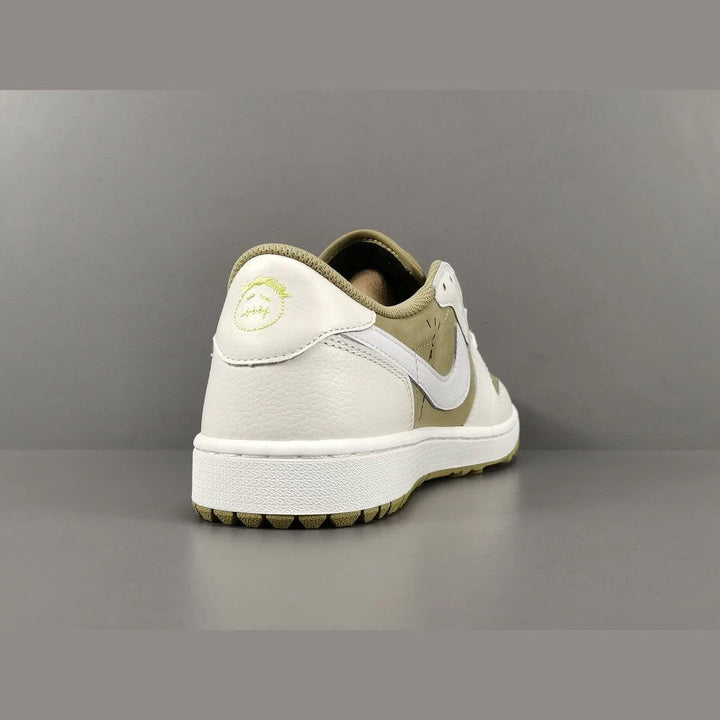 JORDAN 1 LOW GOLF X TRAVIS SCOTT NEUTRAL OLIVE