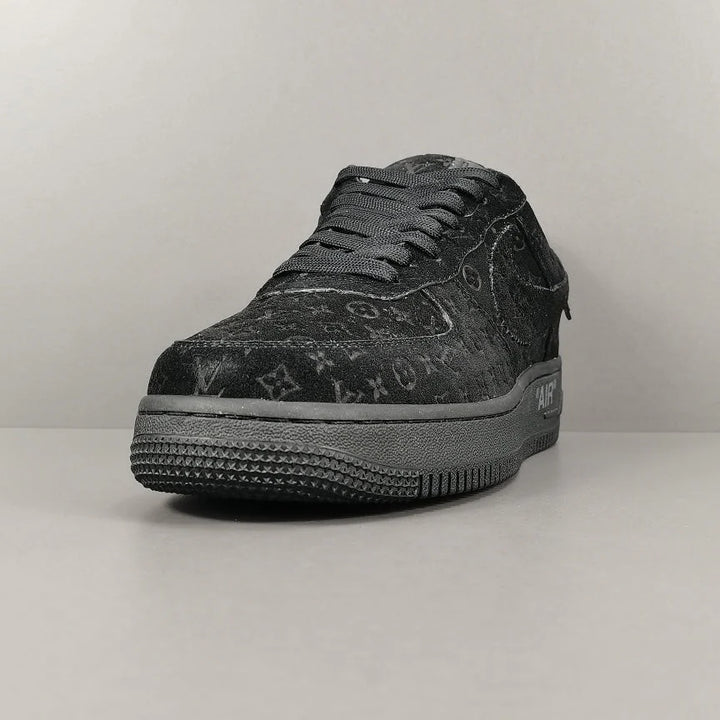NIKE AIR FORCE 1 X LOUIS VUITTON BLACK/BLACK