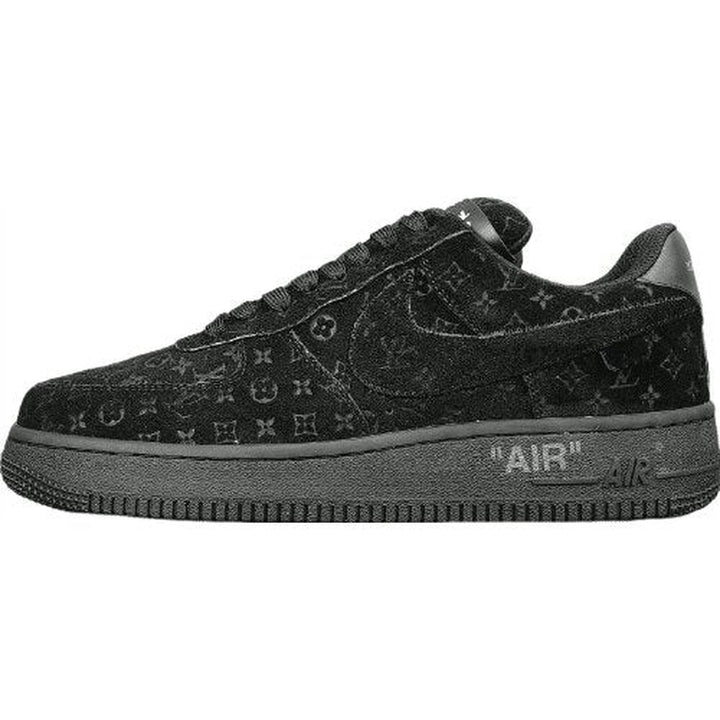 NIKE AIR FORCE 1 X LOUIS VUITTON BLACK/BLACK
