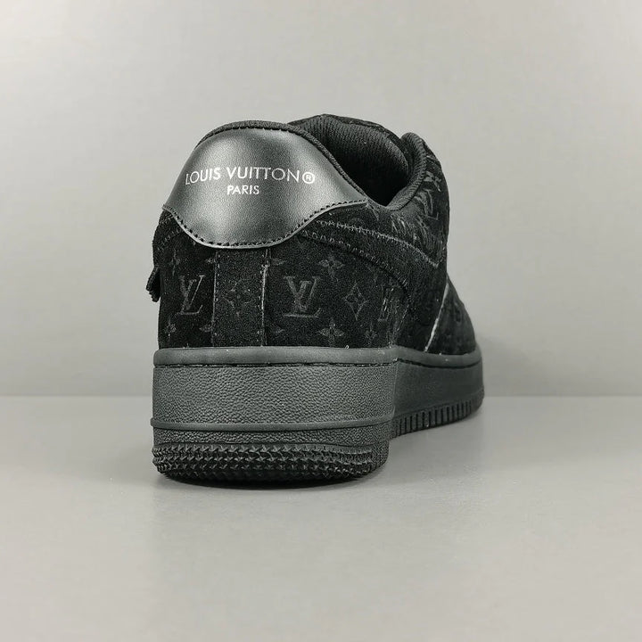 NIKE AIR FORCE 1 X LOUIS VUITTON BLACK/BLACK