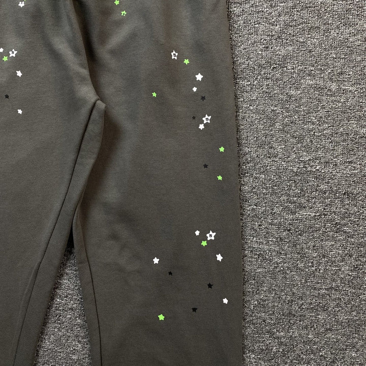 SP5DER WAIT WEB SWEATPANTS SLATE GREY