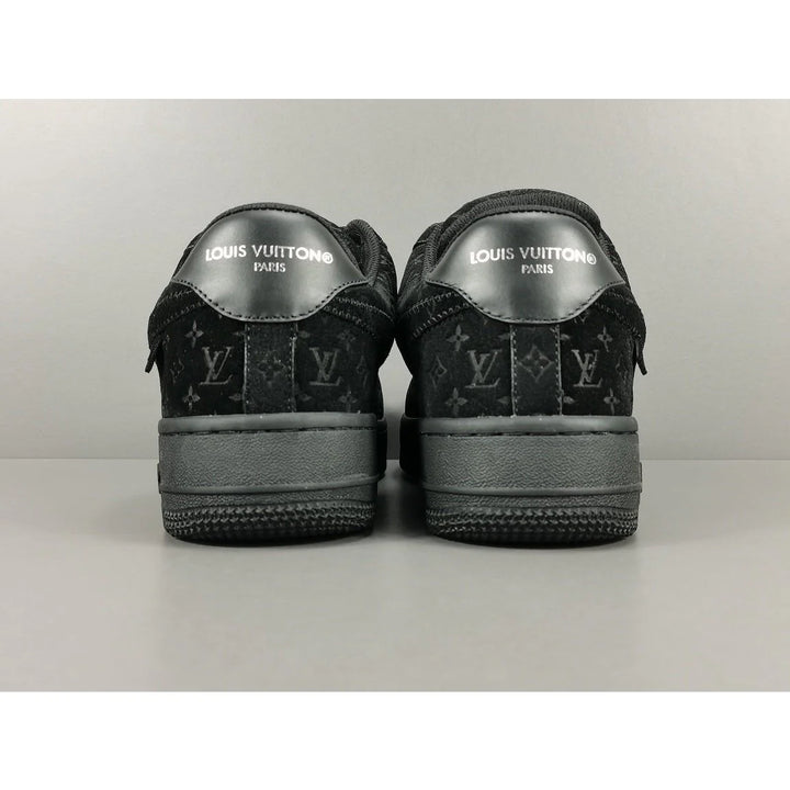 NIKE AIR FORCE 1 X LOUIS VUITTON BLACK/BLACK